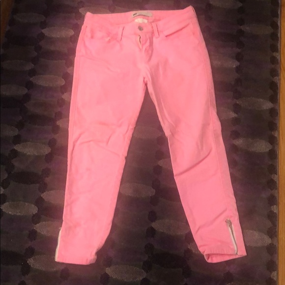 Levi's Denim - Levi’s bright pink jeans with ankle zipper size 8